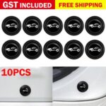 10x Car Shock Absorber Gasket Door Silicone Cushion Cushion Anti Closing Scratch