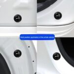 10x Car Shock Absorber Gasket Door Silicone Cushion Cushion Anti Closing Scratch - Image 2