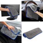 1200GSM Microfibre Car Drying Towel Cleaning Cloth Microfiber Dish Glass 40x40cm