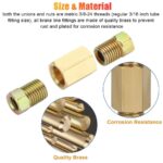 12Pcs 3/16  Brake Line (3/8-24 Inverted) Brake Line Fittings and Brass Unions - Image 7