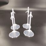12/24pcs Transparent Waist Support Doll Display Stand Plastic Dollhouse Holder - Image 7