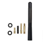 12cm Black Carbon Fiber Screw Short Antenna Car AM/FM Radio Signal Aerial Mast - Image 7