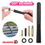 12cm Black Carbon Fiber Screw Short Antenna Car AM/FM Radio Signal Aerial Mast