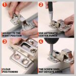130/155 mm Automatic Centre Punch Strong Adjustable Spring Loaded Drill Too AU - Image 7