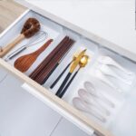 16/8PCS Drawer Desk Draw Cutlery Storage Tray Office/Home Kitchen Organizer Box - Image 4