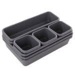 16/8PCS Drawer Desk Draw Cutlery Storage Tray Office/Home Kitchen Organizer Box - Image 7
