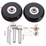 1Pair 50mm Luggage Suitcase Replacement Wheels Axles Wrench Repair Tools AU - Image 3