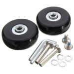 1Pair 50mm Luggage Suitcase Replacement Wheels Axles Wrench Repair Tools AU - Image 4