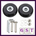 1Pair 50mm Luggage Suitcase Replacement Wheels Axles Wrench Repair Tools AU