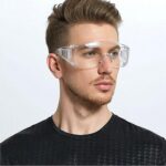 1/10xClear Safety Goggles Glasses Eye Protection Work Lab Dust Clear Lens Adult - Image 7