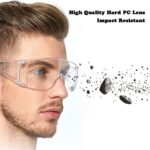 1/10xClear Safety Goggles Glasses Eye Protection Work Lab Dust Clear Lens Adult - Image 3