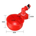 1-12pcs Automatic Chicken Water Cup Waterer Poultry Drinking Bowl Feeder Drinker - Image 3