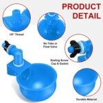 1-12pcs Automatic Chicken Water Cup Waterer Poultry Drinking Bowl Feeder Drinker - Image 5