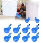 1-12pcs Automatic Chicken Water Cup Waterer Poultry Drinking Bowl Feeder Drinker - Image 4