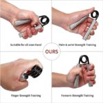 1/2 Grip Strength Trainer Fitness Hand Gripper Non-Slip Forearm Muscle Exerciser - Image 5
