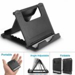 1/2 Universal Desk Stand Mobile Phone Tablet Holder Adjustable Foldable Portable - Image 2
