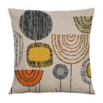 1/2pcs 18  Cushion Cover Waist Throw Pillow Case Abstract Flower Home Sofa Decor - Image 5