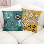 1/2pcs 18  Cushion Cover Waist Throw Pillow Case Abstract Flower Home Sofa Decor - Image 3