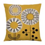 1/2pcs 18  Cushion Cover Waist Throw Pillow Case Abstract Flower Home Sofa Decor - Image 6