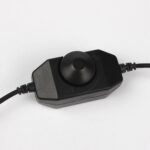 1/2x 12V-24V DC 0-100% PWM Manual Knob Dimmer Switch for LED Strip Light Stylish - Image 7