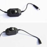 1/2x 12V-24V DC 0-100% PWM Manual Knob Dimmer Switch for LED Strip Light Stylish - Image 2