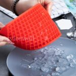 1-2x 160 Grids Frozen Cubes Silicone Mould Mini Bar Ice Cube Tray Ice Maker Mold - Image 4