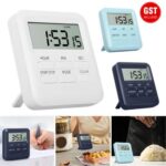1/2x Kitchen Digital LCD Magnetic Timer Countdown Count Cooking Alarm Clock Down