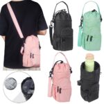1/2x Portable Water Bottle Carrier Insulated Cup Cover Bag Holder Pouch w/ Strap - Image 6