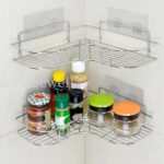 1/2x Rack Storage Shelf Caddy Bathroom Shower Stainless Steel Organiser Holder - Image 5