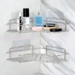 1/2x Rack Storage Shelf Caddy Bathroom Shower Stainless Steel Organiser Holder - Image 4