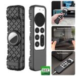 1-3X 2In1 Silicone Protect Remote Case For Apple TV 4K 2nd Gen Siri 2021 Air Tag