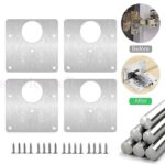1/3/6x Hinge Repair Plate Rust Resistant Steel Furniture Tool Set AU - Image 6