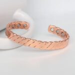 1-3pcs Copper Magnetic Bracelet Therapy Relief Arthritis Pain Healing Bangle - Image 3