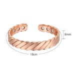 1-3pcs Copper Magnetic Bracelet Therapy Relief Arthritis Pain Healing Bangle - Image 4