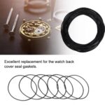 200pcs 16-34mm 0.7mm Rubber O-Ring Watch Back Seal Gasket Repair Back Case Cover - Image 6