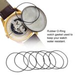 200pcs 16-34mm 0.7mm Rubber O-Ring Watch Back Seal Gasket Repair Back Case Cover - Image 5