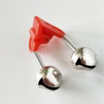20/80 X Ring Fishing Alarm Bells Plastic Clip Bite Double Rod Best Hot Red - Image 5