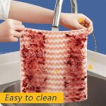 20 Microfibre Cleaning Cloth Microfiber Dish Car Glass Kitchen Towel Washing Rag - Image 3