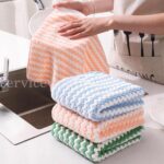 20 Microfibre Cleaning Cloth Microfiber Dish Car Glass Kitchen Towel Washing Rag - Image 6