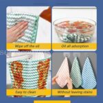 20 Microfibre Cleaning Cloth Microfiber Dish Car Glass Kitchen Towel Washing Rag - Image 4