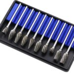 20pcs Tungsten Carbide Point Burr Die Grinder Shank Rotary Drill Bits Set New - Image 6