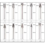 20pcs Tungsten Carbide Point Burr Die Grinder Shank Rotary Drill Bits Set New - Image 2