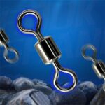 250PCS/Box Fishing Ball Bearing Swivels Solid Ring Hooks Tackle Tools Connectors - Image 6