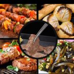 2PCS Japanese Style Stainless Steel Grill Tongs Kitchen Camping Barbecue Buffet - Image 2