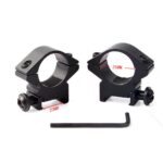 2X Low Profile 1''/25.4mm Scope Mount Rings for 20mm Picatinny Rail AU - Image 6