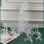 2/10 Clear Plate Display Stand Plastic Easel Holder Frame Photo Book Art Picture - Image 7
