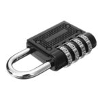 2/6x 4-Digit Combination Lock Key Safe Storage Box Padlock Security Home Outdoor - Image 7
