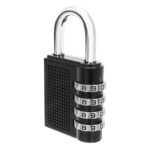 2/6x 4-Digit Combination Lock Key Safe Storage Box Padlock Security Home Outdoor - Image 6