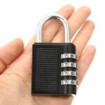 2/6x 4-Digit Combination Lock Key Safe Storage Box Padlock Security Home Outdoor - Image 5