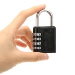 2/6x 4-Digit Combination Lock Key Safe Storage Box Padlock Security Home Outdoor - Image 3